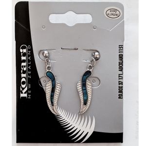 KORARI - Silver Drop Earrings